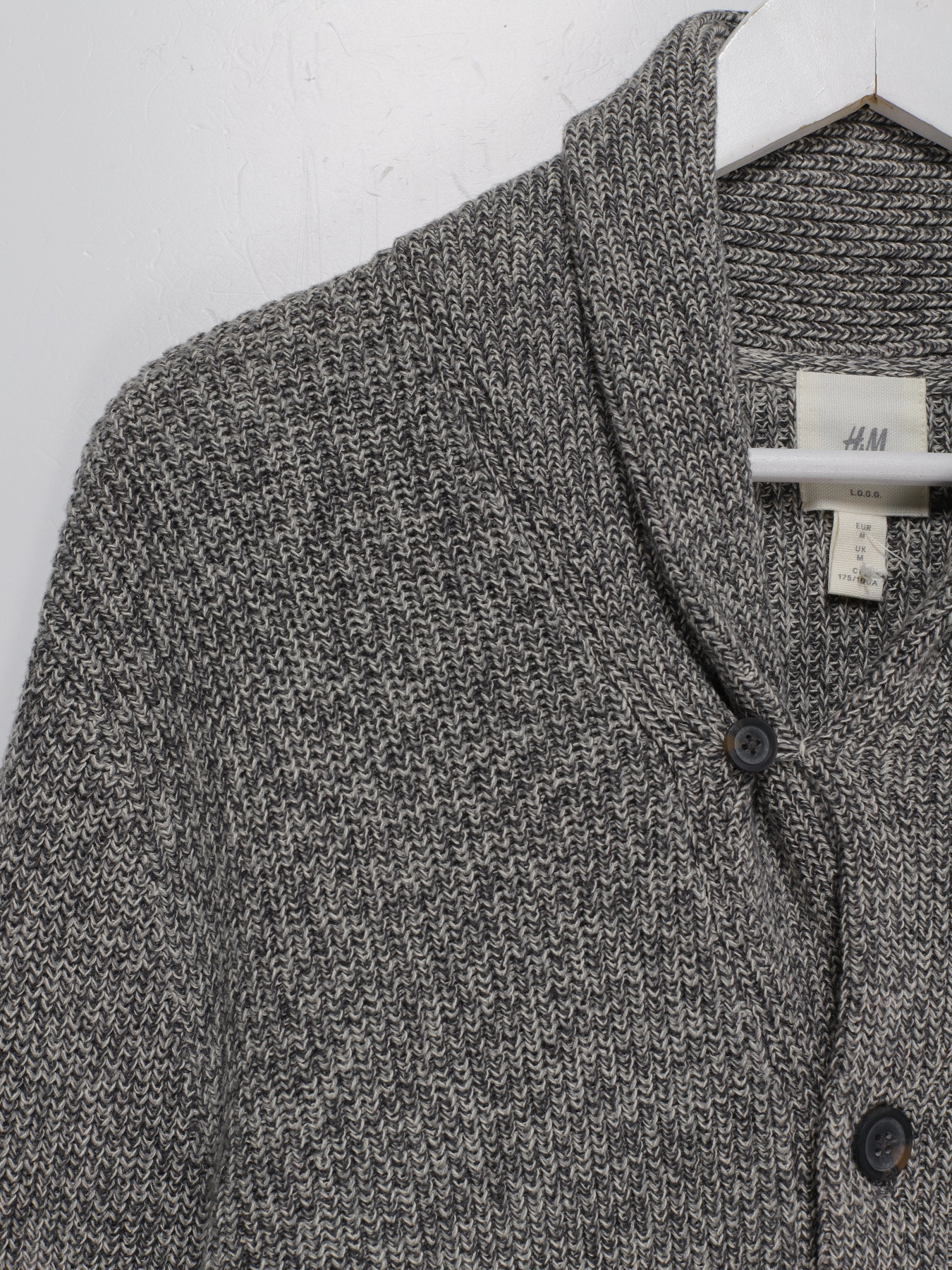 Кардиган H&M модель 0777229_сірий комб. Фото