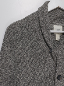 Кардиган H&M модель 0777229_сірий комб. Фото