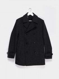 Пальто H&M модель 0781638_т.сірий Фото