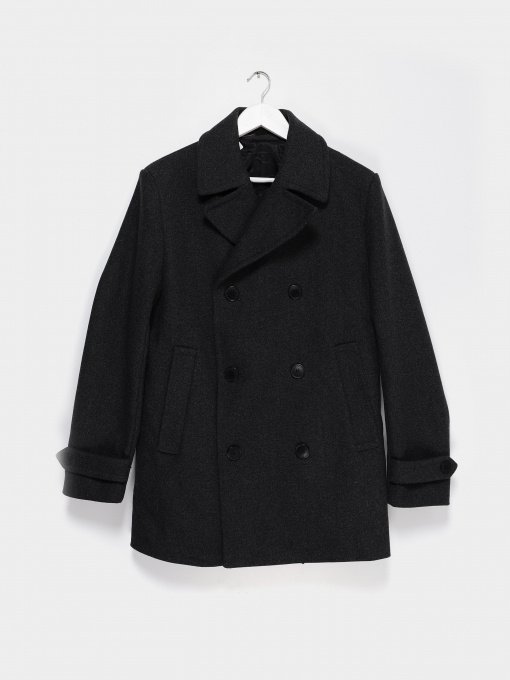 Пальто H&M модель 0781638_т.сірий Фото