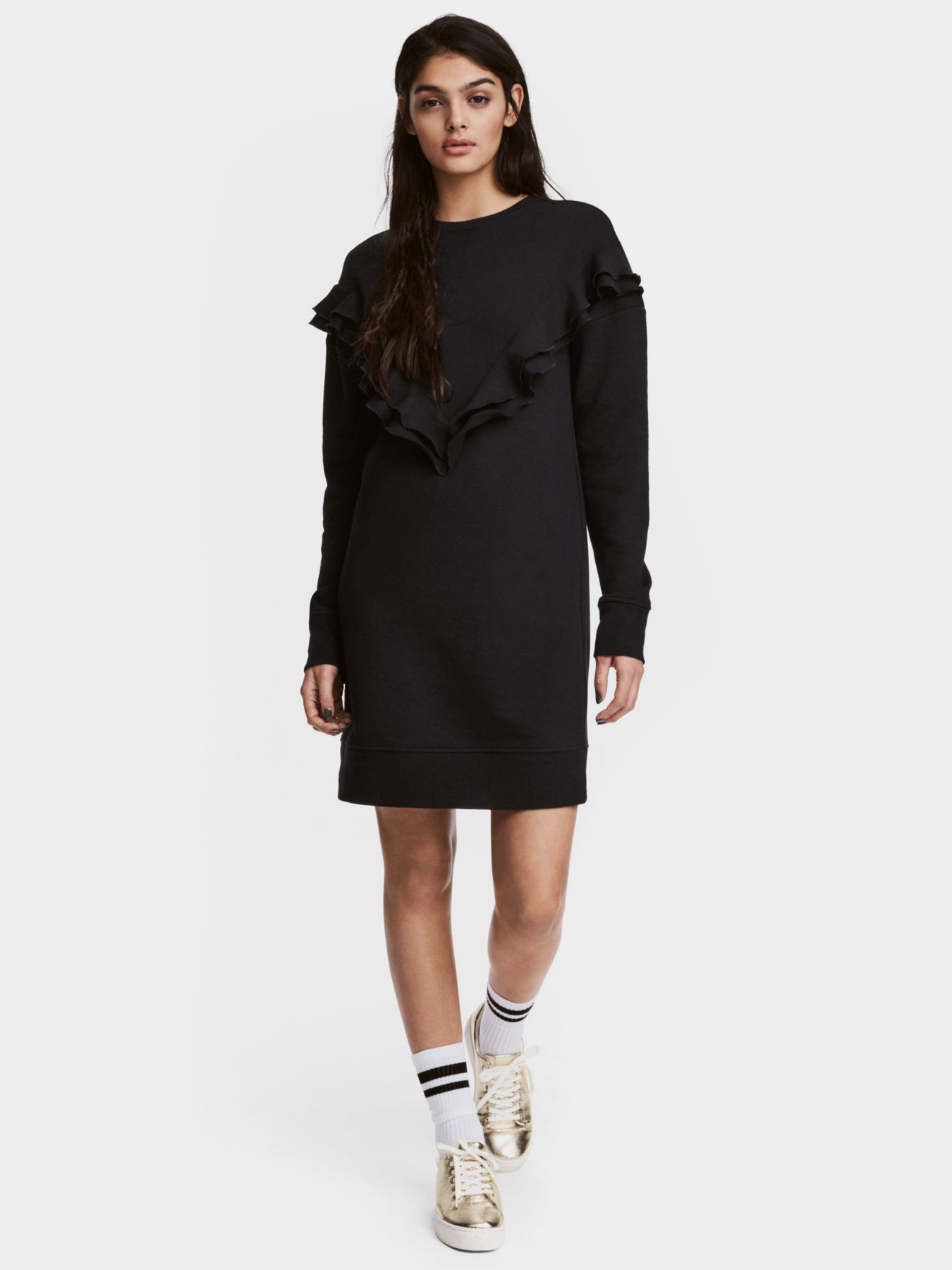 Туника H&M модель 0502159_чорний Фото