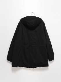 Парка H&M модель 0781688_чорний Фото