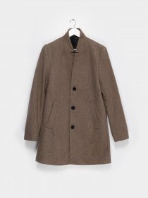 Пальто H&M модель 0788172_бежевий Фото