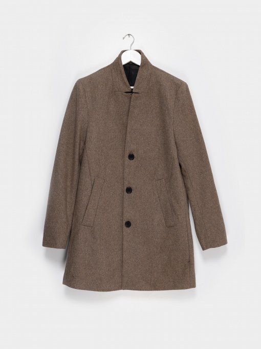 Пальто H&M модель 0788172_бежевий Фото