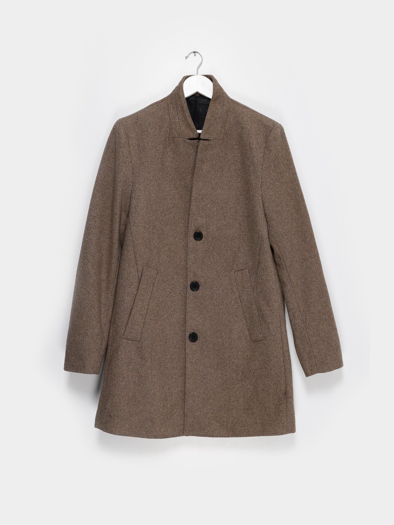 Пальто H&M модель 0788172_бежевий Фото