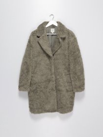 Шуба H&M модель 0790006_с.хакі Фото