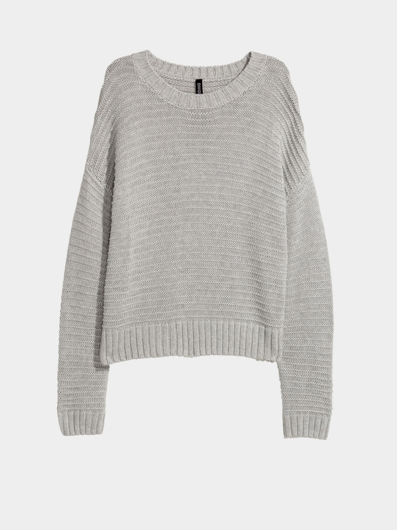 Джемпер H&M модель 0516903_с.сірий Фото