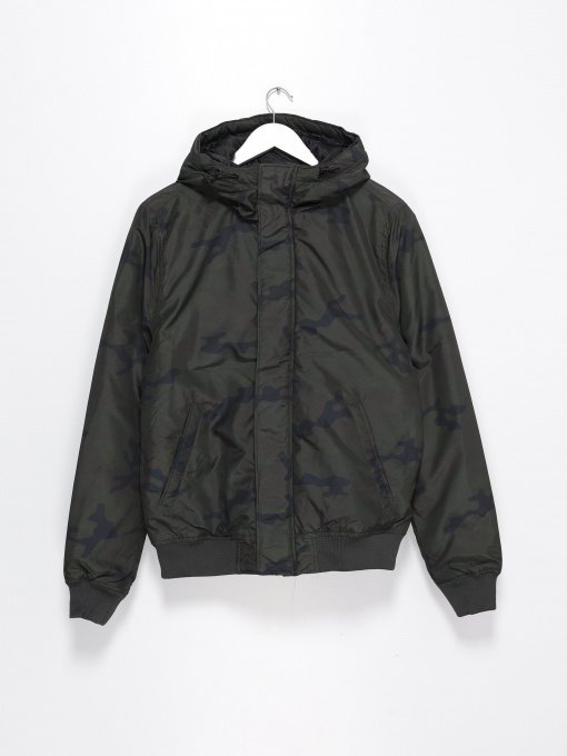 Демисезонная куртка H&M модель 0790820_т.хакі комб. Фото