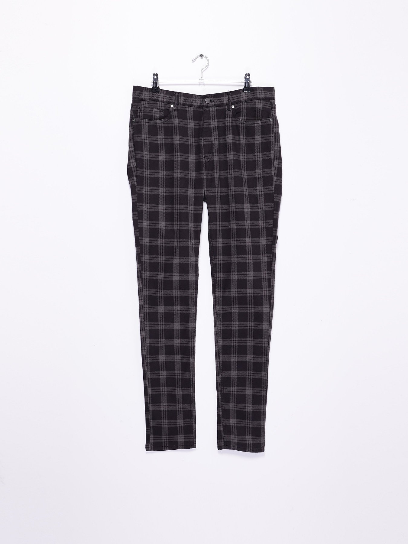 Брюки повседневные H&M модель 0798972_чорний комб. Фото