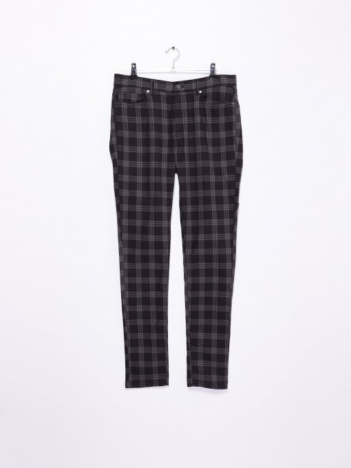 Брюки повседневные H&M модель 0798972_чорний комб. Фото