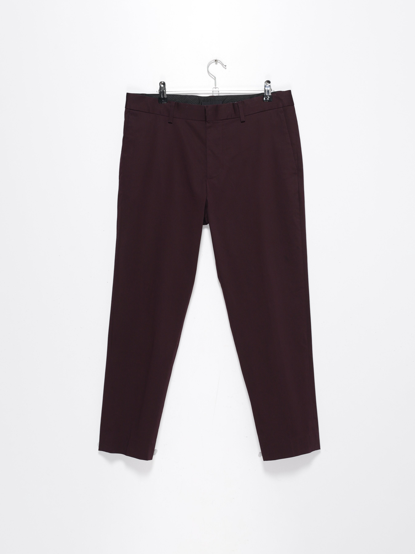 Штани повсякденні H&M модель 0817954_т.бордовий Фото