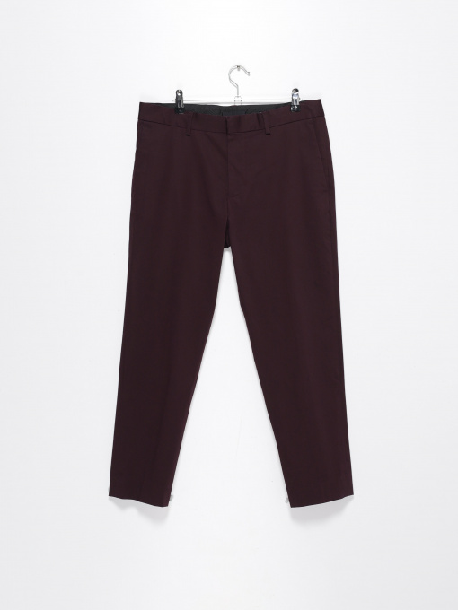 Брюки повседневные H&M модель 0817954_т.бордовий Фото