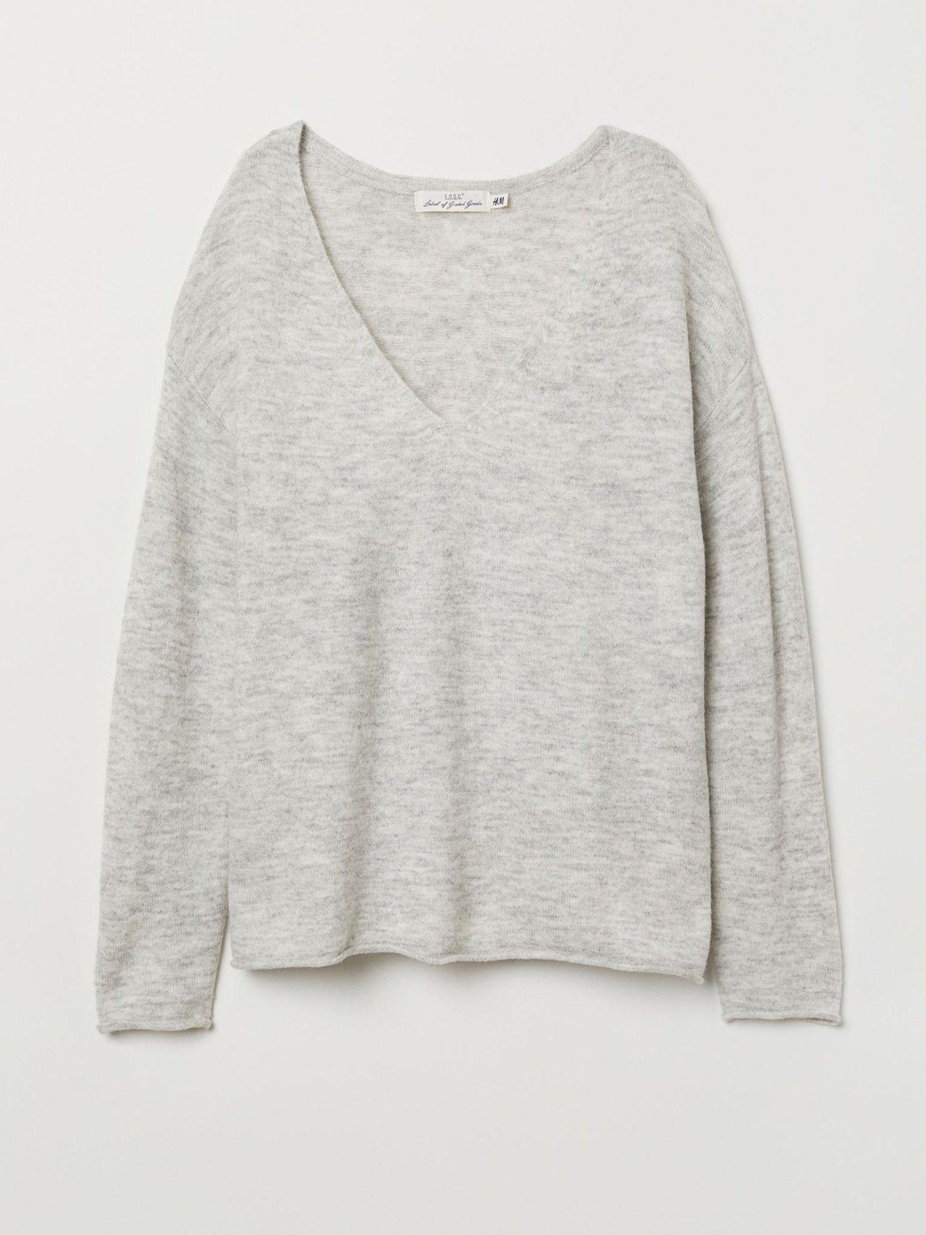 Джемпер H&M модель 0519847_с.сірий Фото