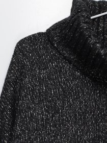 Свитер H&M модель 0820874_чорний комб. Фото