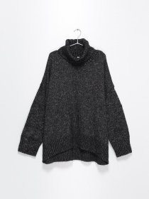 Свитер H&M модель 0820874_чорний комб. Фото