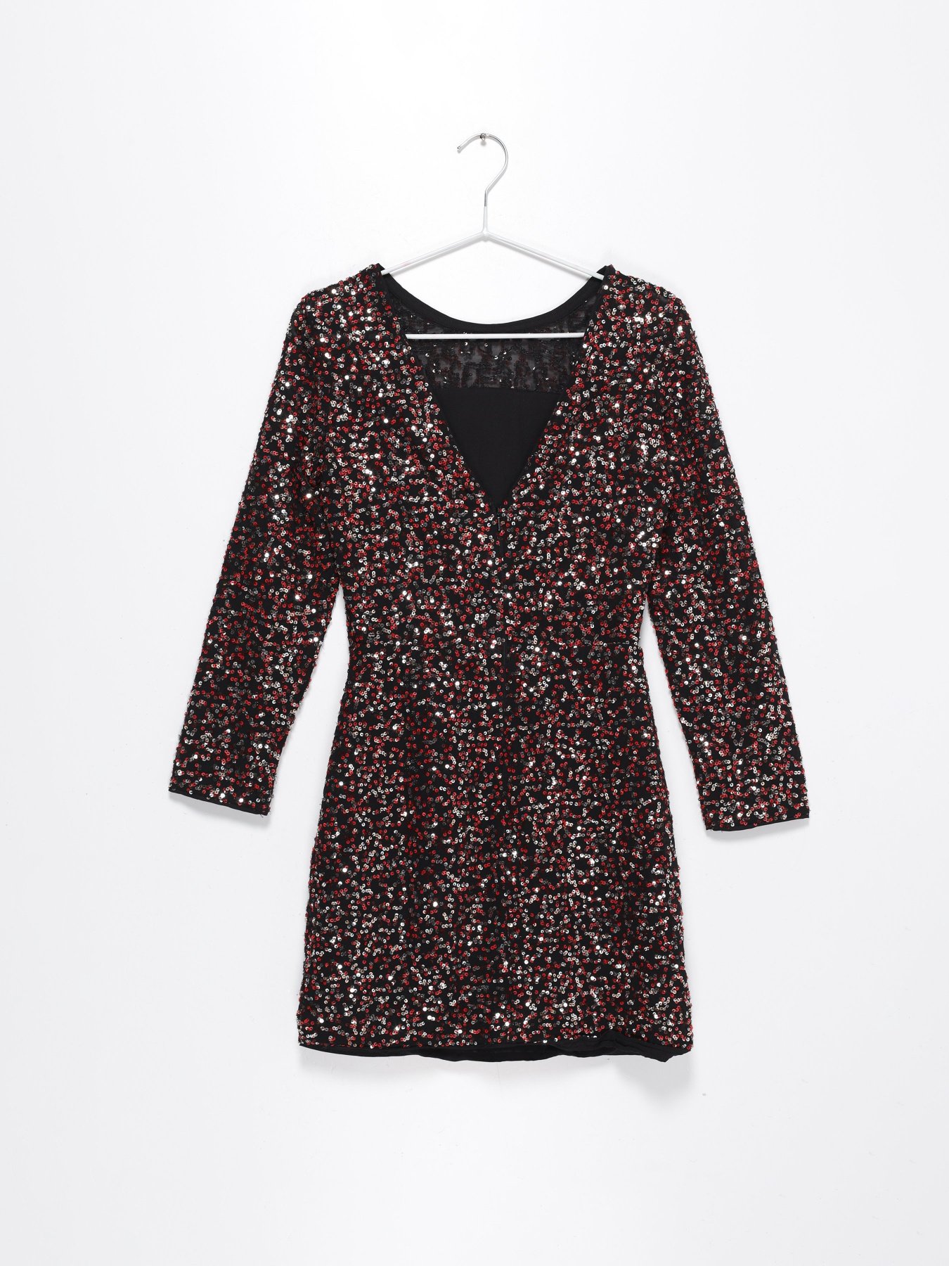 Платье мини H&M модель 0827349_комб. Фото