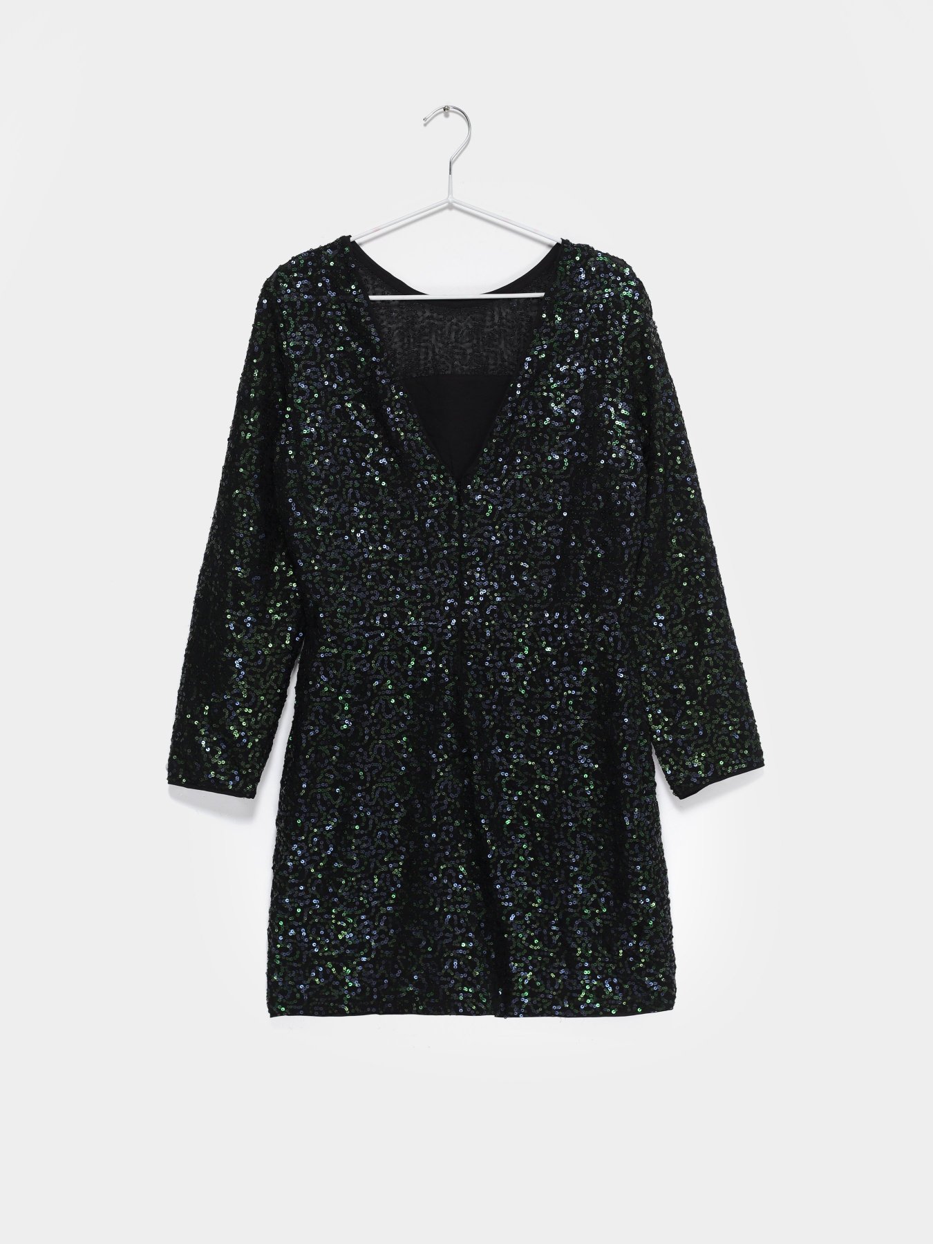 Сукня міді H&M модель 0827349_чорний комб. Сукня міді H&M модель 0827349_чорний комб. Фото