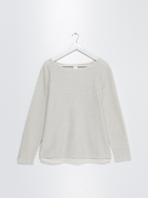 Джемпер H&M модель 0832520_білий з чорним Джемпер H&M модель 0832520_білий з чорним Фото