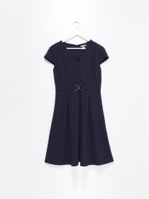 Платье миди H&M модель 0859121_т.синій Фото