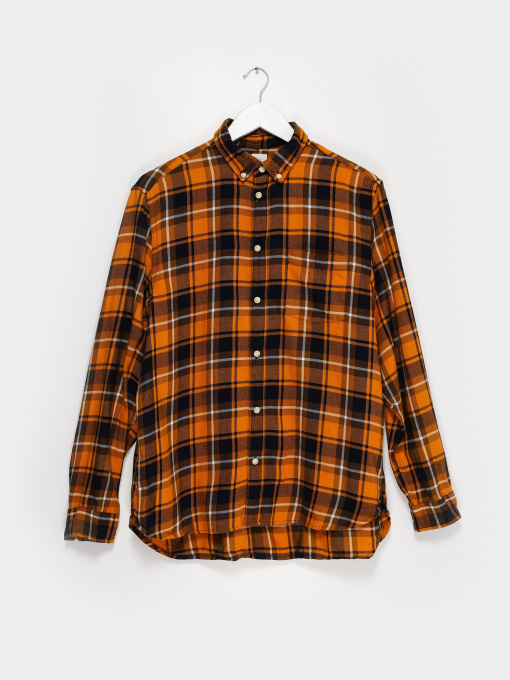 Рубашка повседневная H&M модель 0860135_жовтий комб. Фото