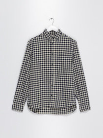 Рубашка H&M модель 0899817_молочний з т.синім Фото