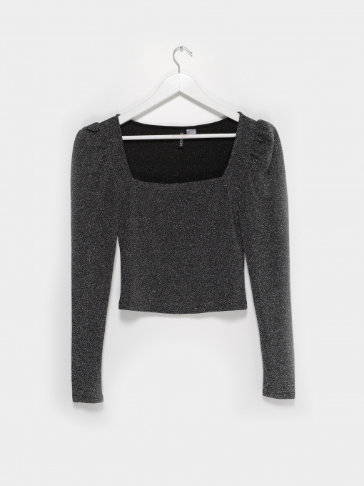 Блуза H&M модель 0907953_чорний комб. Фото