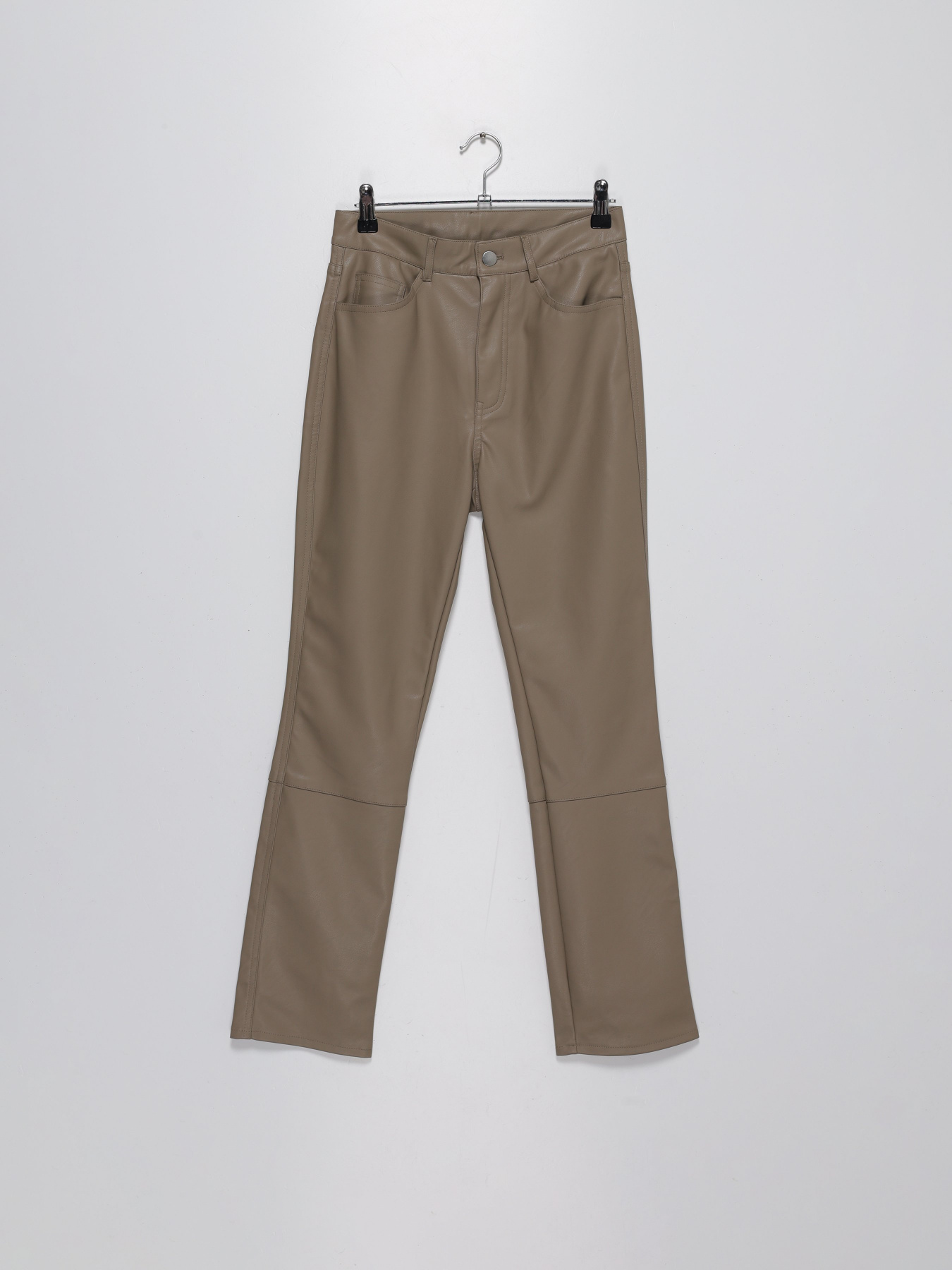 Брюки повседневные H&M модель 0910601_бежевий Фото