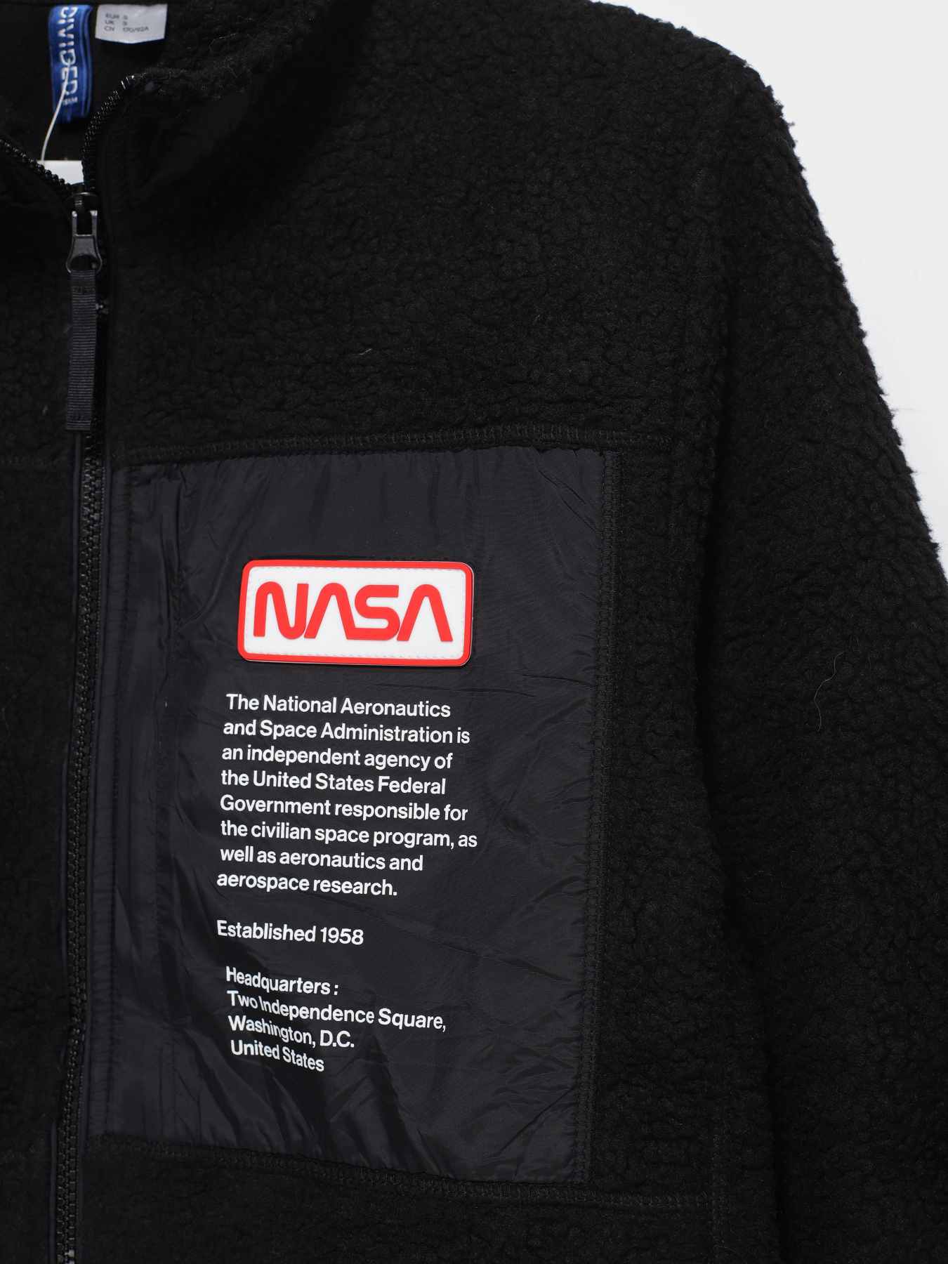 Кофта спортивная H&M модель 0913290_чорний комб. Фото