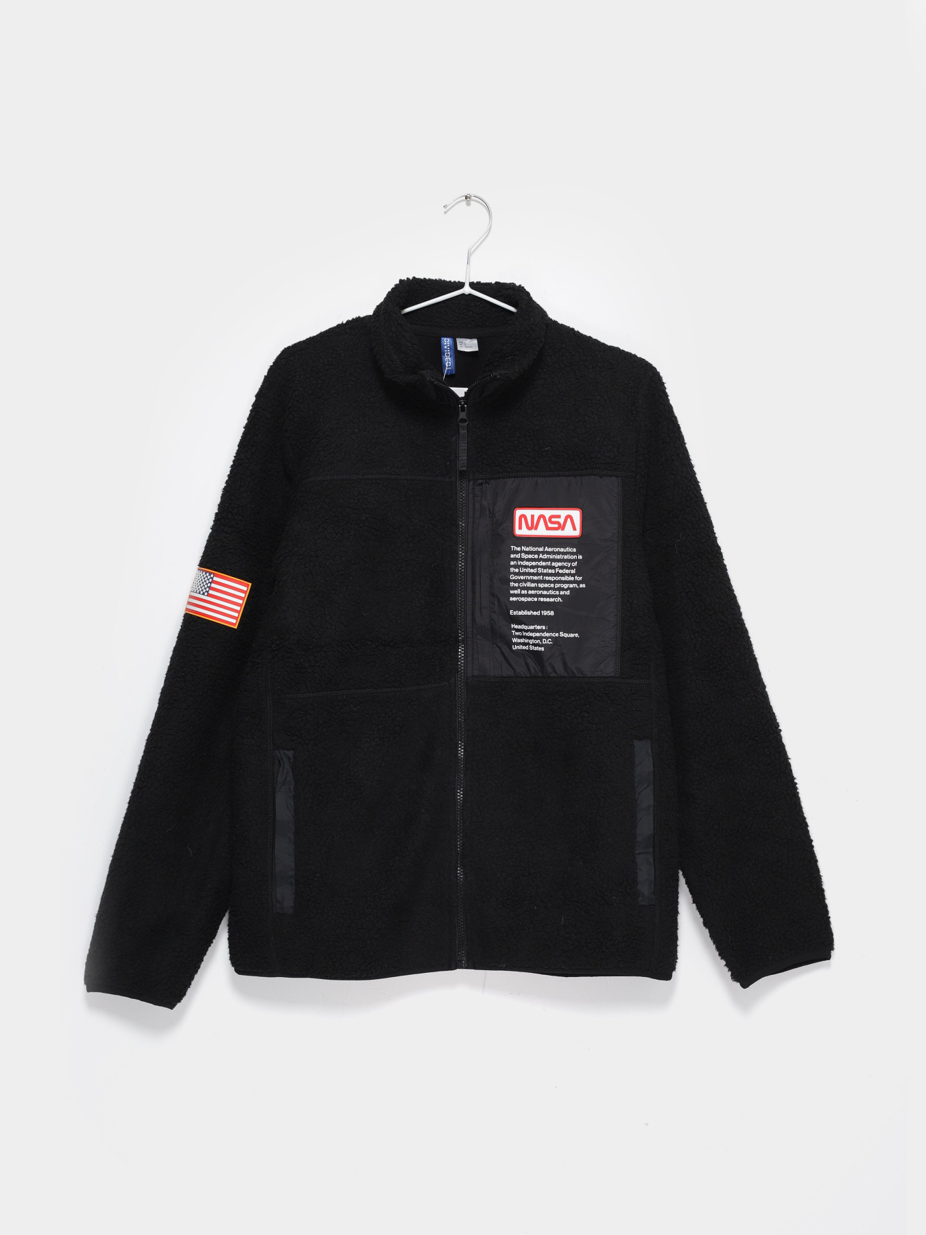 Кофта спортивная H&M модель 0913290_чорний комб. Фото