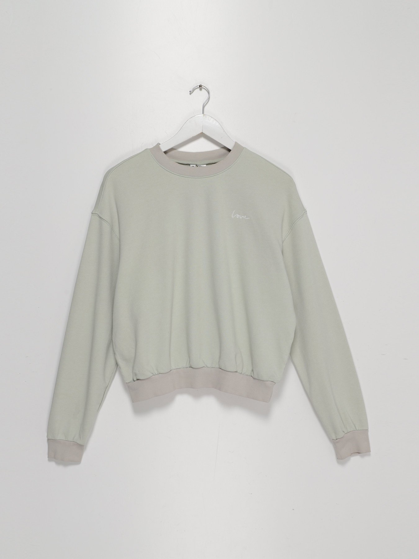 Свитшот H&M модель 0920065_с.оливковий Фото