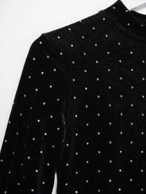 Сукня міні H&M модель 09200732_чорний комб. Фото