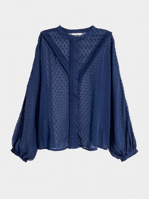 Блуза H&M модель 0546035_т.синій Фото