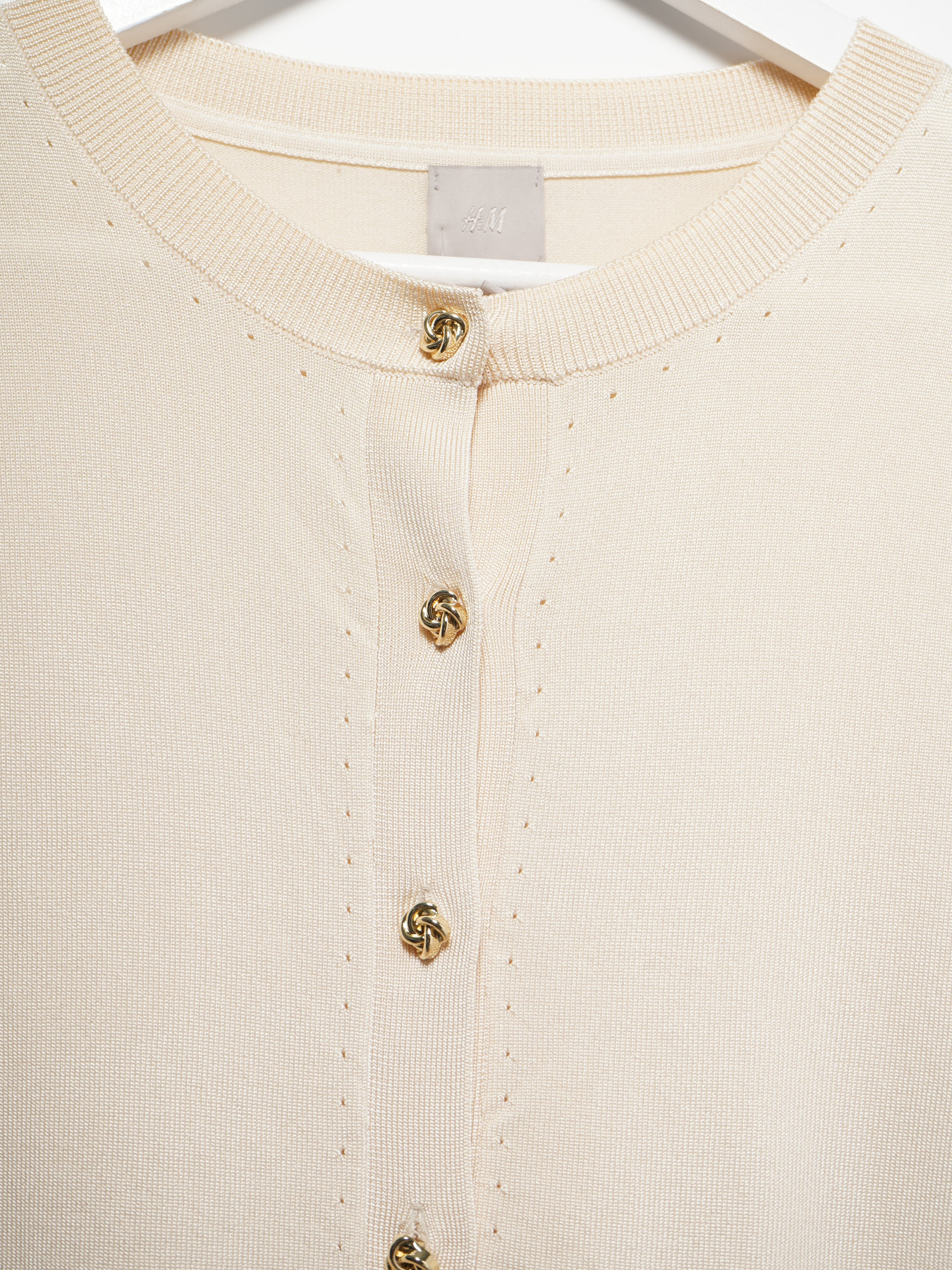 Кардиган H&M модель 0920448_с.бежевий Фото