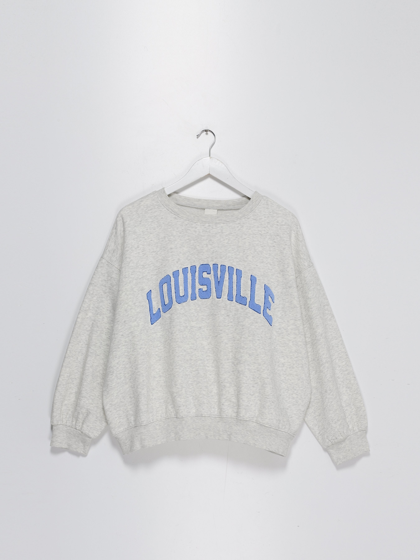 Свитшот H&M модель 0923135_с.сірий з блакитним Свитшот H&M модель 0923135_с.сірий з блакитним Фото