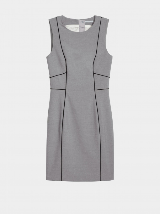 Сукня міді H&M модель 0302440_сірий комб. Фото