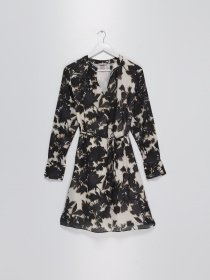 Платье миди H&M модель 0926729_т.хакі комб. Фото