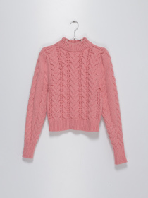 Светр H&M модель 0929660_рожевий Фото