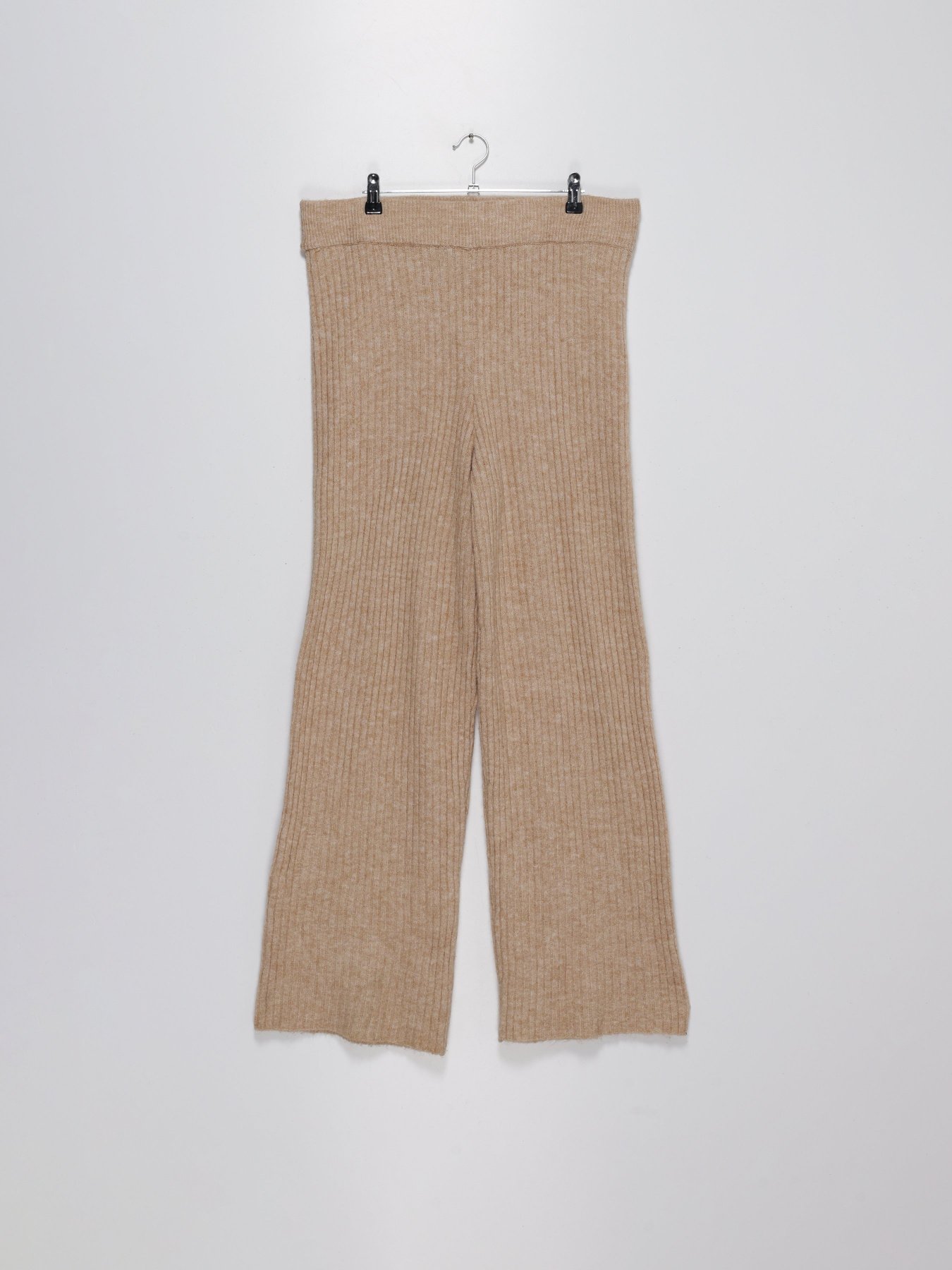 Брюки повседневные H&M модель 0943274_бежевий Фото