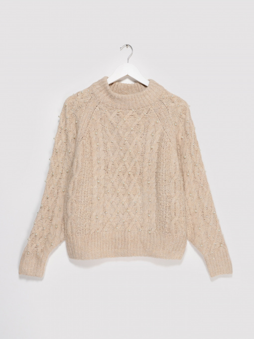 Светр H&M модель 0943782_бежевий Фото