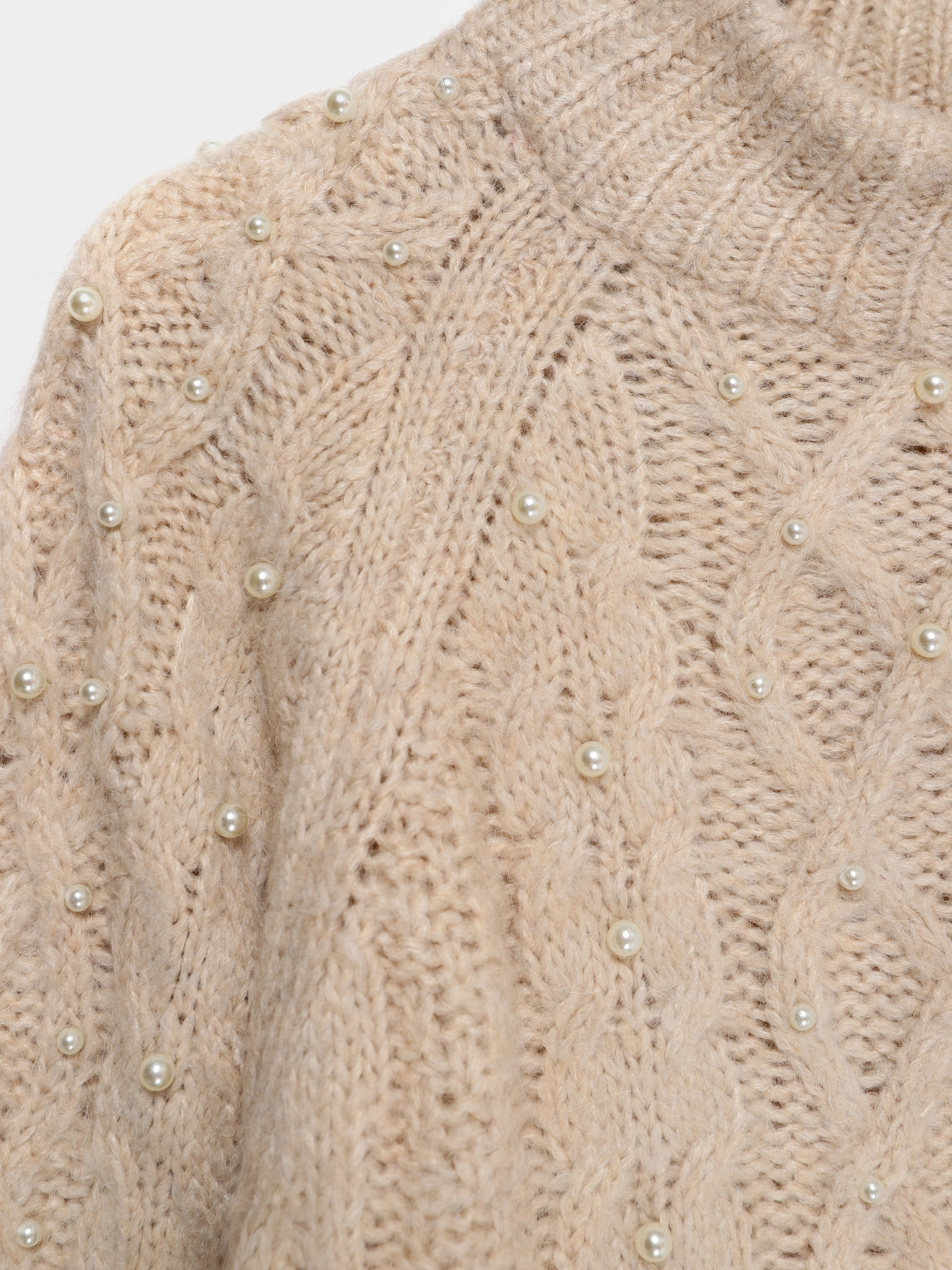 Свитер H&M модель 0943782_бежевий Фото