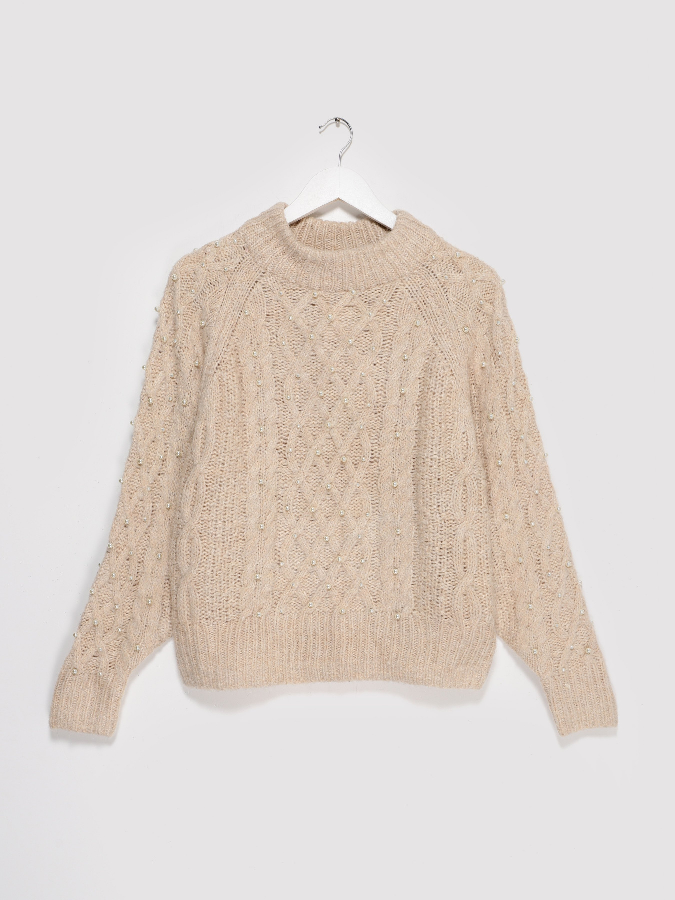 Свитер H&M модель 0943782_бежевий Фото