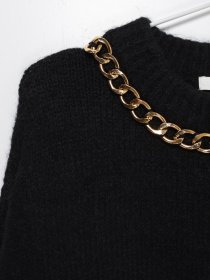 Джемпер H&M модель 0947585_чорний Фото