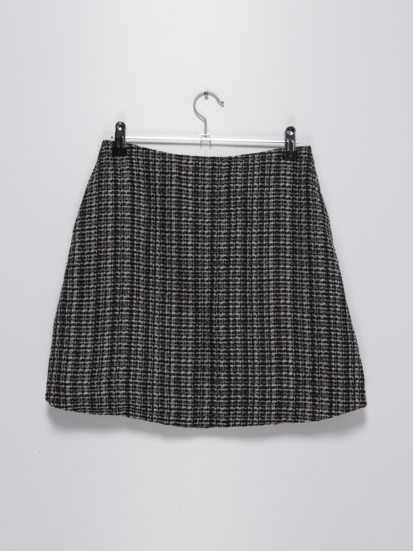 Юбка миди H&M модель 0949691_чорний комб. Фото