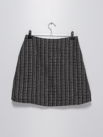 Спідниця міді H&M модель 0949691_чорний комб. Фото