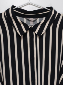 Платье миди H&M модель 0955641_т.синій з білим Фото