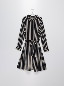 Платье миди H&M модель 0955641_т.синій з білим Фото