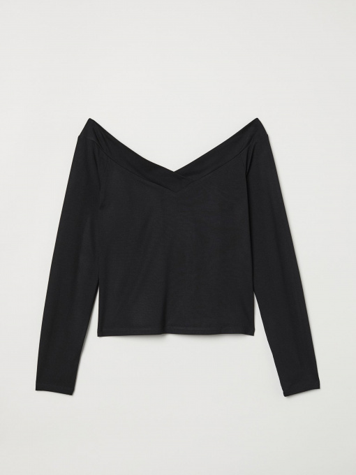 Реглан H&M модель 0558986_чорний Фото