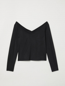 Реглан H&M модель 0558986_чорний Фото