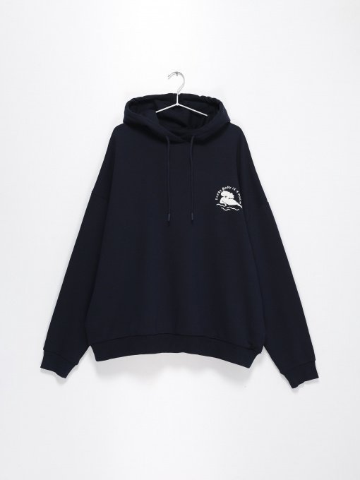 Худи H&M модель 1000786_т.синій з білим Фото