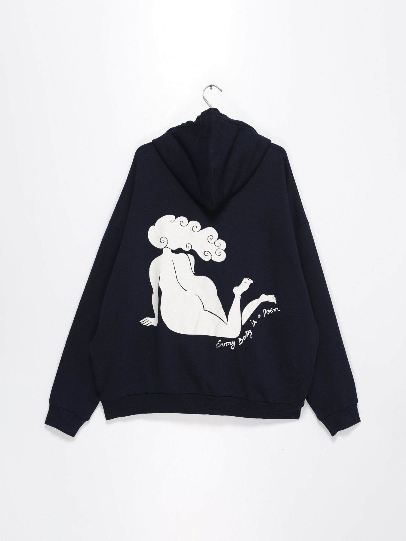 Худи H&M модель 1000786_т.синій з білим Фото